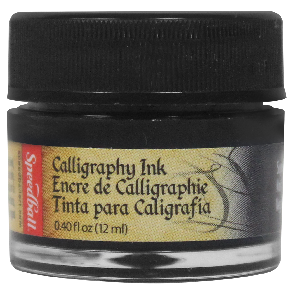 Tinta Para Caligrafia 12ml Speedball 3100 Preto